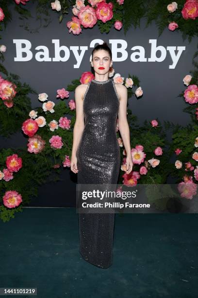 Alexandra Daddario attends the 2022 Baby2Baby Gala presented by Paul Mitchell at Pacific Design Center on November 12, 2022 in West Hollywood,...
