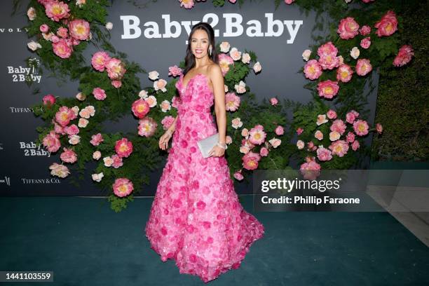 Jessica Alba attends the 2022 Baby2Baby Gala presented by Paul Mitchell at Pacific Design Center on November 12, 2022 in West Hollywood, California.