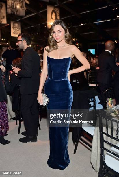 Miranda Kerr attends the 2022 Baby2Baby Gala presented by Paul Mitchell at Pacific Design Center on November 12, 2022 in West Hollywood, California.