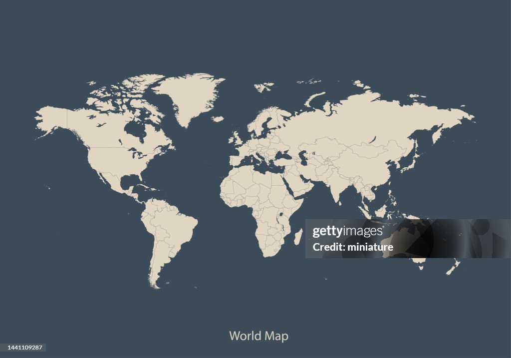 World map map