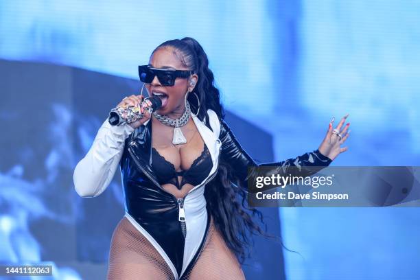 Ashanti performs during Friday Jams Live at Western Springs Stadium on November 13, 2022 in Auckland, New Zealand.
