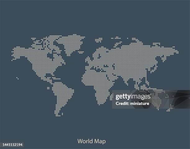 world map map - world map eps stock illustrations