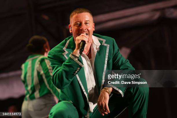 Macklemore performs during Friday Jams Live at Western Springs Stadium on November 13, 2022 in Auckland, New Zealand.