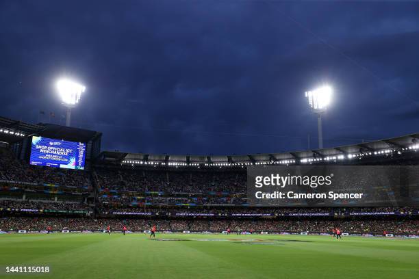 General view during the ICC Men's T20 World Cup Final match between Pakistan and England at the Melbourne Cricket Ground on November 13, 2022 in...