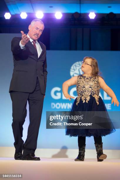 John C. McGinley walks the runway with Raegan Wahlert at the Global Down Syndrome Foundation’s 14th Annual Be Beautiful Be Yourself Fashion Show at...