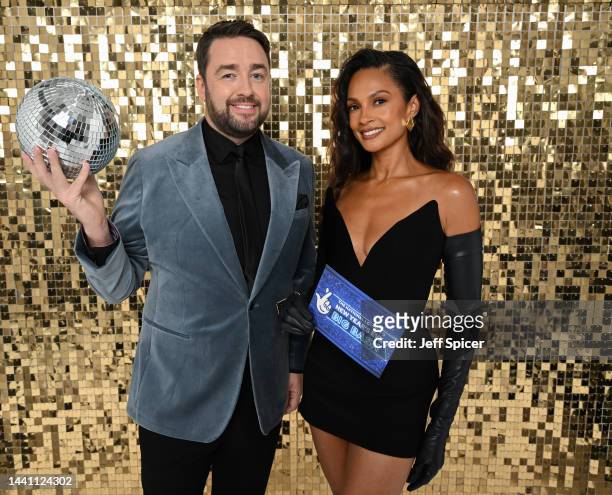 Jason Manford and Alesha Dixon will present The National Lottery's Big Bash on 6th December. On November 10, 2022 in London, England.