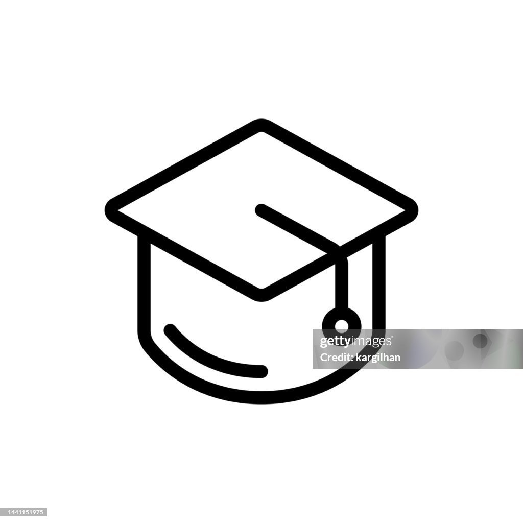 Icona della linea di tratto modificabile graduata