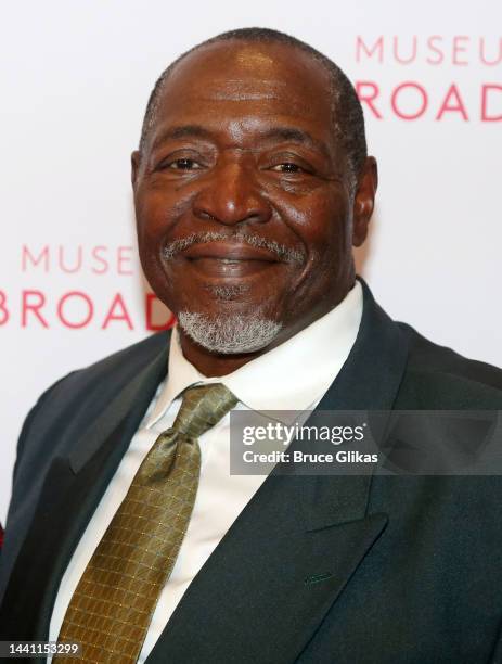 Chuck Cooper poses at The Museum of Broadway Opening Night at The Museum of Broadway on November 12, 2022 in New York City.