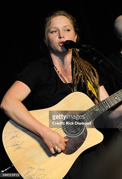 Former American Idol Crystal Bowersox during the 2012 Dempster Foundation casino night at Palmer House Hotel on May 9, 2012 in Chicago, Illinois.