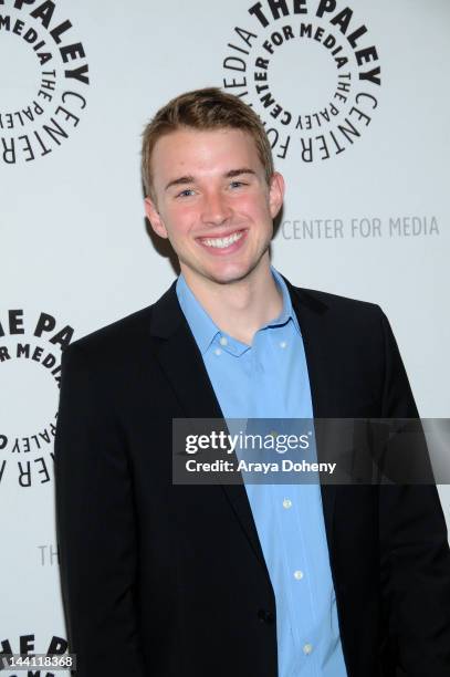 Chandler Massey arrives at the Paley Center for Media presents an evening with "Days Of Our Lives" at The Paley Center for Media on May 9, 2012 in...