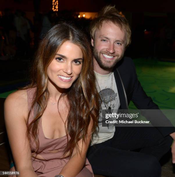 Actress Nikki Reed and musician Paul McDonald attend the NYLON Magazine and Tommy Girl Annual May Young Hollywood Issue Party at Hollywood Roosevelt...