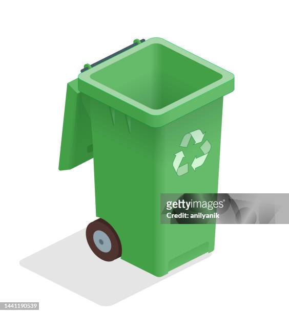 papierkorb - recycling bin stock-grafiken, -clipart, -cartoons und -symbole