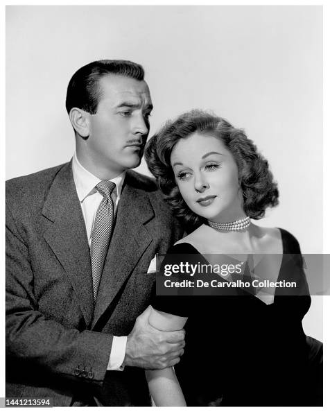 Actor Susan Ridgeway Actor Lee Bowman as 'Ken Conway' and Actress Susan Hayward as 'Angie ...