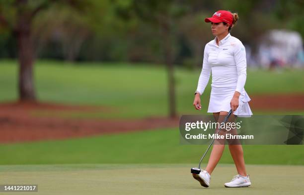 Gabby Lopez of Mexico looks on during the final round of the Pelican Women's Championship at Pelican Golf Club on November 13, 2022 in Belleair,...