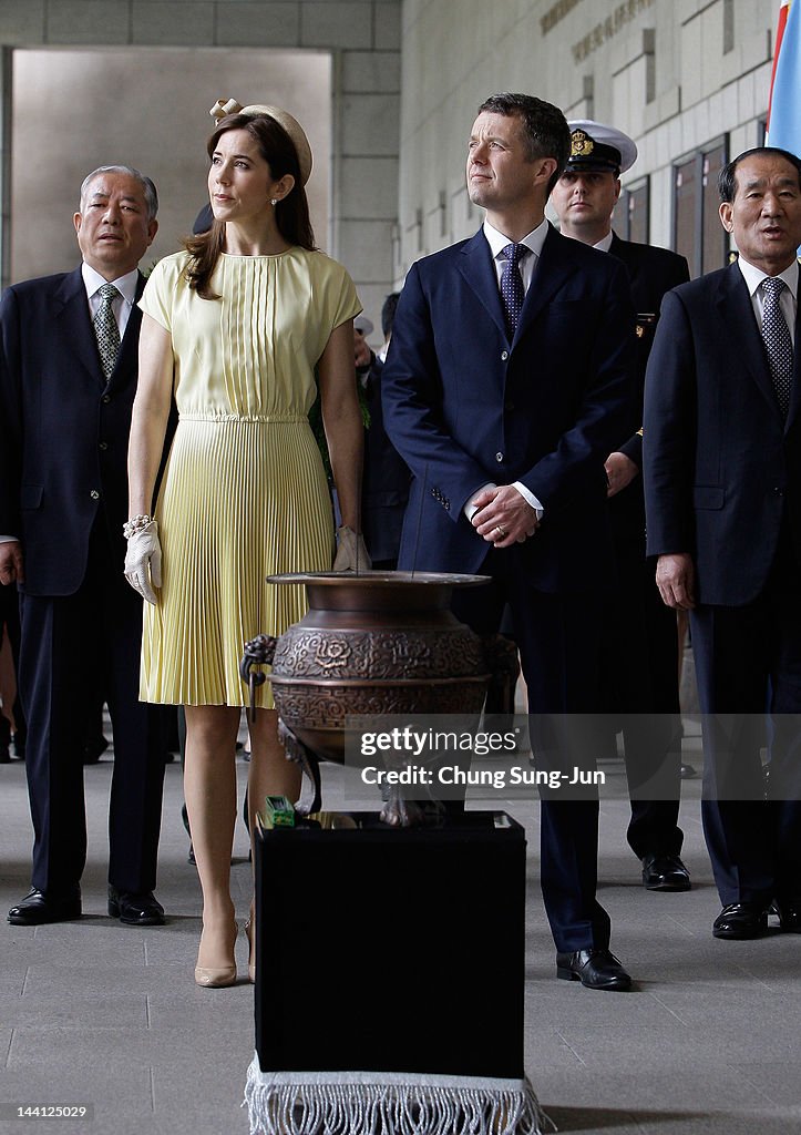 Crown Prince And Crown Princess Of Denmark Visits South Korea - Day 1