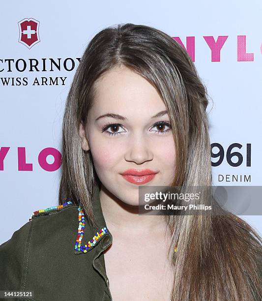 Actress Kelli Berglund attends NYLON Magazine And Tommy Girl Celebrate The Annual May Young Hollywood Issue - Party at Hollywood Roosevelt Hotel on...