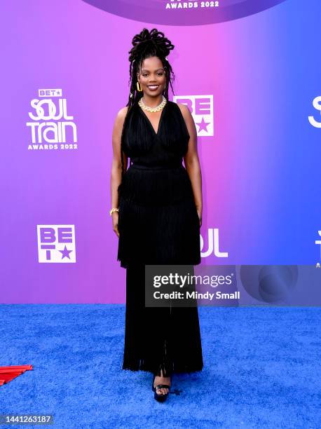 Novi Brown attends the 2022 Soul Train Awards at the Orleans Arena on November 13, 2022 in Las Vegas, Nevada.