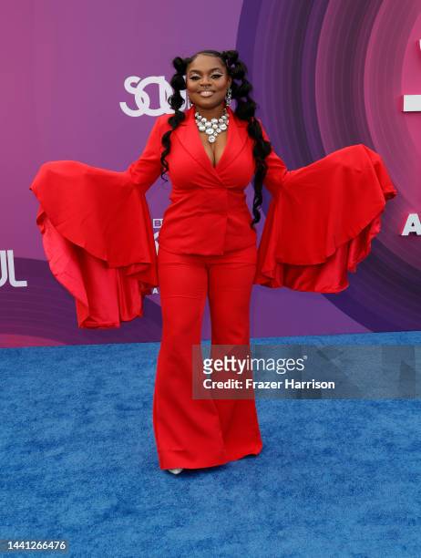Inayah attends the 2022 Soul Train Awards at the Orleans Arena on November 13, 2022 in Las Vegas, Nevada.