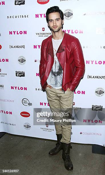 Michael Steger attends the NYLON Magazine And Tommy Girl Celebrate The Annual May Young Hollywood Issue - Party at Hollywood Roosevelt Hotel on May...