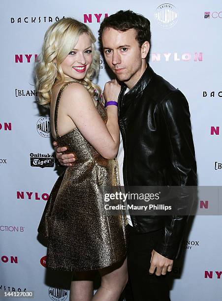 Francesca Eastwood and Tyler Shields attend the NYLON Magazine And Tommy Girl Celebrate The Annual May Young Hollywood Issue - Party at Hollywood...