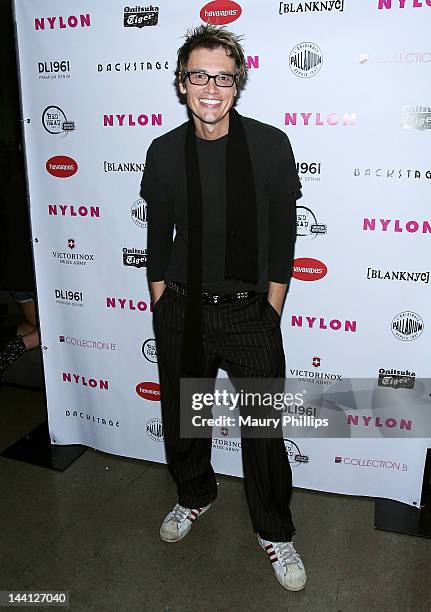 Jesse Woodrow attends the NYLON Magazine And Tommy Girl Celebrate The Annual May Young Hollywood Issue - Party at Hollywood Roosevelt Hotel on May 9,...