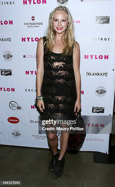 Actress Candice Accola attends the NYLON Magazine And Tommy Girl Celebrate The Annual May Young Hollywood Issue - Party at Hollywood Roosevelt Hotel...