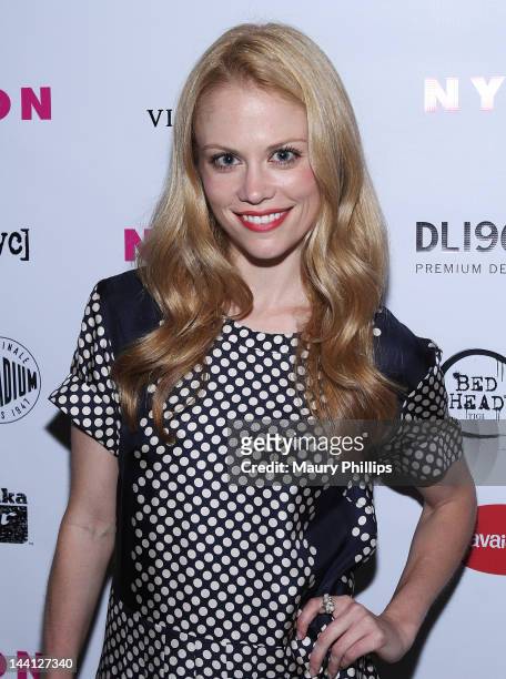 Actress Claire Coffee attends the NYLON Magazine And Tommy Girl Celebrate The Annual May Young Hollywood Issue - Party at Hollywood Roosevelt Hotel...