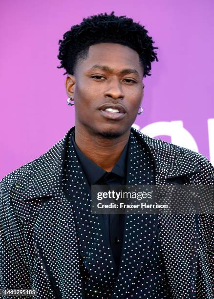 David "Lucky Daye" Brown attends the 2022 Soul Train Awards at the Orleans Arena on November 13, 2022 in Las Vegas, Nevada.