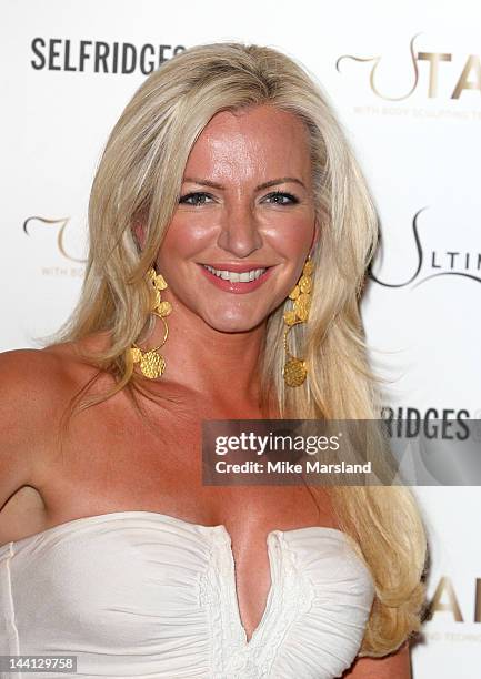 Michelle Mone launches her new self-tan range, UTan at Selfridges on May 10, 2012 in London, England.