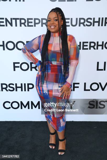 Donielle Nash attends Black Love, Inc. Inaugural "Black Love Honors" Brunch Hosted by Niecy Nash-Betts at Hudson Loft on November 13, 2022 in Los...