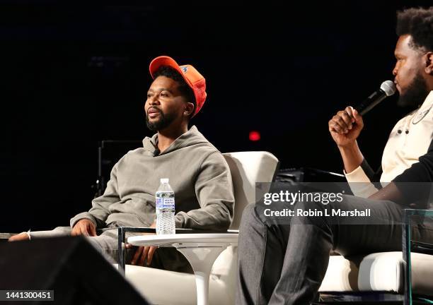 Fireside chat with Zaytoven and Will Lucas at AFROTECH Conference 2022 - Day One at Austin Convention Center on November 13, 2022 in Austin, Texas.