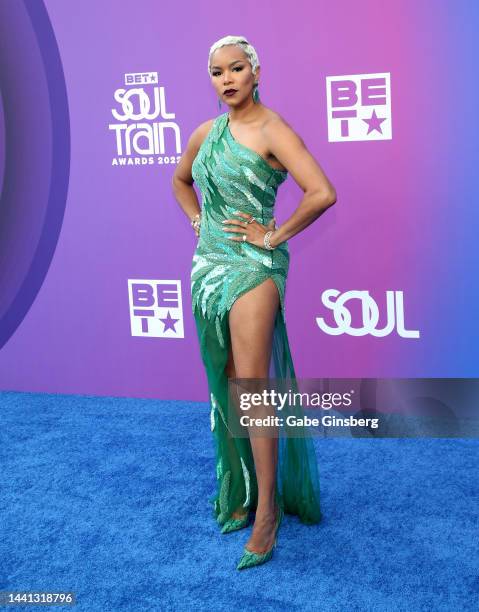 LeToya Luckett attends the 2022 Soul Train Awards at the Orleans Arena on November 13, 2022 in Las Vegas, Nevada.