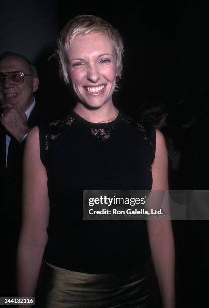 Actress Toni Collette attends the "Thoroughly Modern Millie" Broadway Musical Opening Night Performance on April 18, 2002 at the Marquis Theatre in...