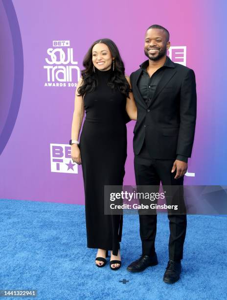 Of Strategy, Operations, and Growth at BET Networks Debi Ogunrinde and John Kendall attend the 2022 Soul Train Awards at the Orleans Arena on...