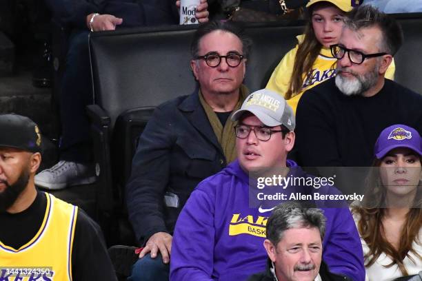 Andy Garcia attends a basketball between the Los Angeles Lakers and the Brooklyn Nets at Crypto.com Arena on November 13, 2022 in Los Angeles,...