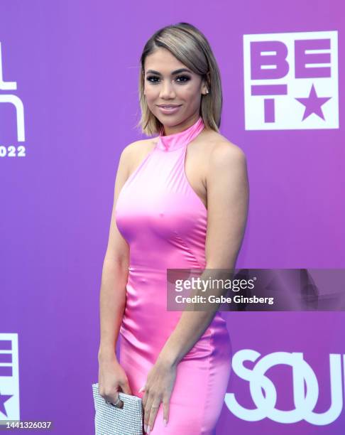 Paige Hurd attends the 2022 Soul Train Awards at the Orleans Arena on November 13, 2022 in Las Vegas, Nevada.