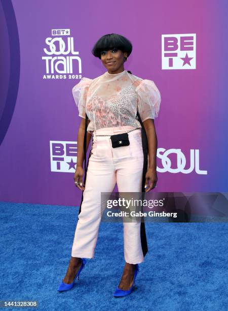 Senior Vice President, Digital Content at BET Simone S. Oliver attends the 2022 Soul Train Awards at the Orleans Arena on November 13, 2022 in Las...