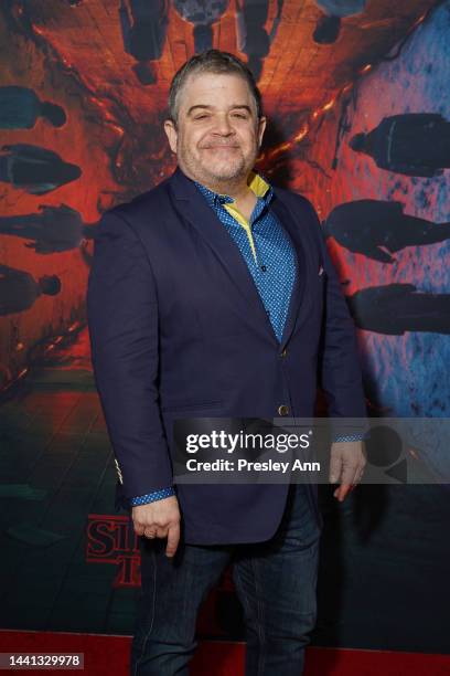 Patton Oswalt attends Netflix's "Stranger Things" SAG event at Netflix Tudum Theater on November 13, 2022 in Los Angeles, California.