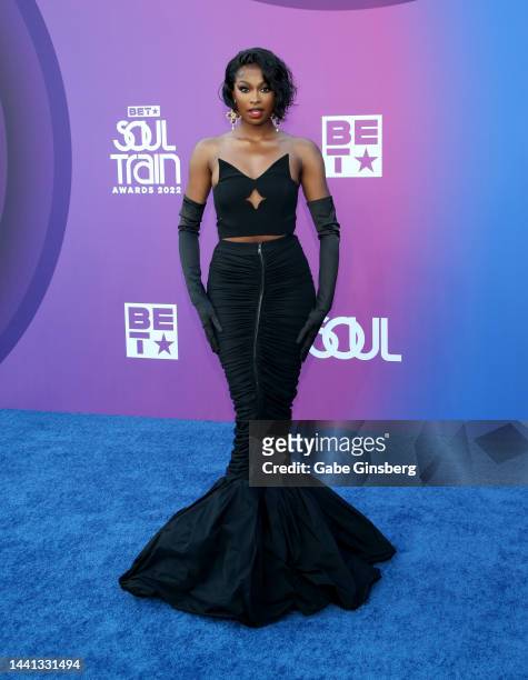 Coco Jones attends the 2022 Soul Train Awards at the Orleans Arena on November 13, 2022 in Las Vegas, Nevada.