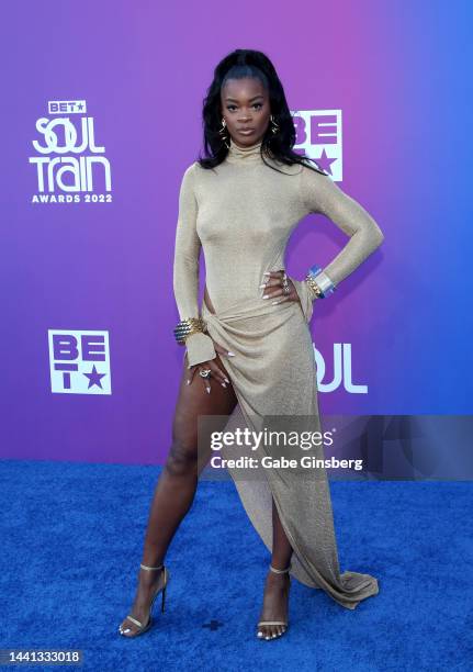 Ari Lennox attends the 2022 Soul Train Awards at the Orleans Arena on November 13, 2022 in Las Vegas, Nevada.