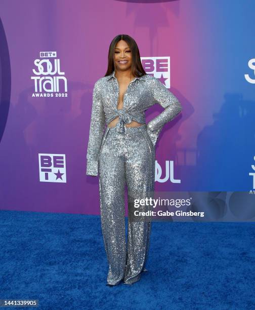 Networks Specials, Music Programming & Music Strategy Executive Vice President Connie Orlando attends the 2022 Soul Train Awards at the Orleans Arena...