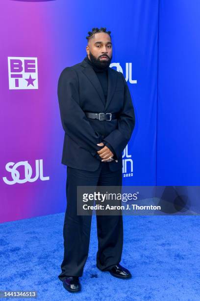 Dixson arrives to the 2022 Soul Train Music Awards at the Orleans Arena on November 13, 2022 in Las Vegas, Nevada.