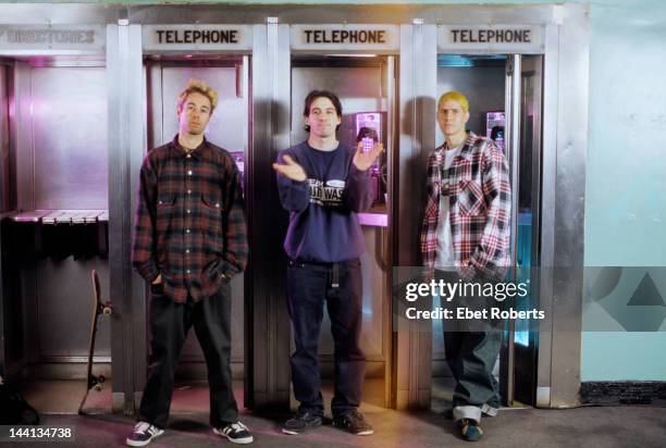 The Beastie Boys, portrait, at Roseland in New York City on November 7, 1992. Adam Yauch, Adam Horvitz, Mike Diamond.