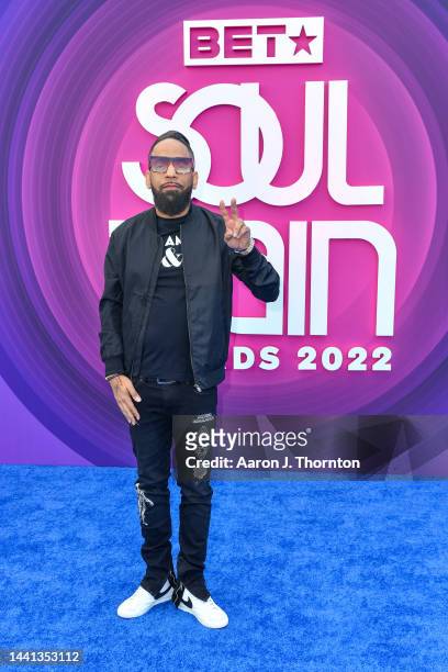 Holiday arrives to the 2022 Soul Train Music Awards at the Orleans Arena on November 13, 2022 in Las Vegas, Nevada.