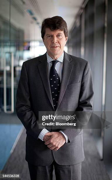 Peter Earl, chief executive officer of Rurelec Plc, poses for a photograph following a Bloomberg Television interview in London, U.K., on Thursday,...