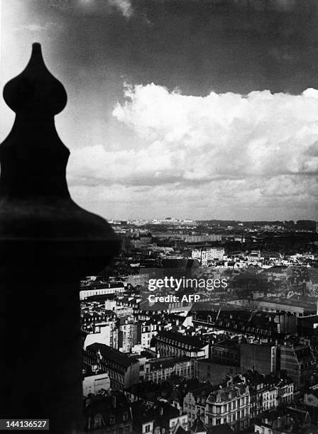 Brussels skyline from a tower of the City Hall in 1930. AFP PHOTO