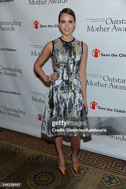 Actress Jessica Alba attends the 2012 Outstanding Mother Awards at The Pierre Hotel on May 10, 2012 in New York City.