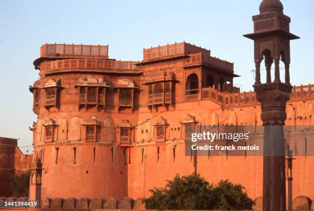 junagarh fort ( india) - bikaner stock-fotos und bilder