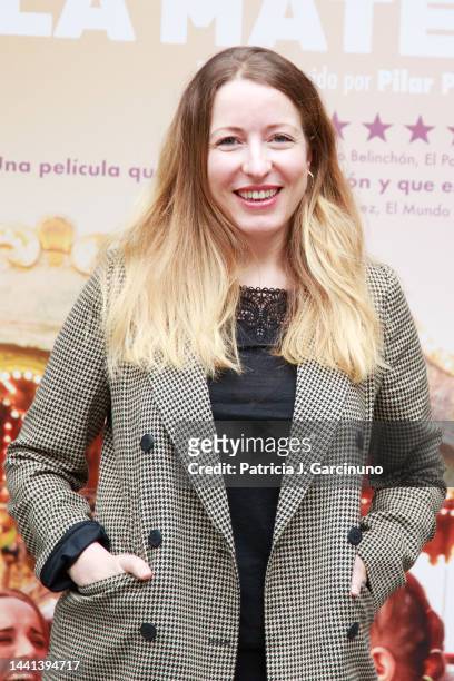 Pilar Palomero attends the "La Maternal" film photocall at Cines Renoir Princesa on November 14, 2022 in Madrid, Spain.