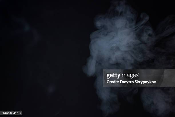 Smoke on black background overlay design element. smoke black background overlay design element
